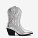 Dames western laarzen zilverkleurig