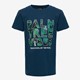 Unsigned jongens T-shirt blauw met tekstopdruk