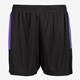 Dames voetbalshort zwart paars