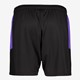 Dames voetbalshort zwart paars
