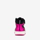 Hoge meisjes sneakers glitter zwart roze