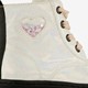 Meisjes veterboots met glitter wit
