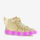 Blue Box hoge meisjes sneakers met lichtjes goud