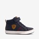 Hoge jongens sneakers bruin blauw