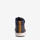 Hoge jongens sneakers bruin blauw