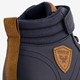 Hoge jongens sneakers bruin blauw