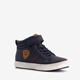 Hoge jongens sneakers bruin blauw