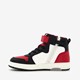 Hoge jongens sneakers zwart rood