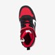 Hoge jongens sneakers zwart rood