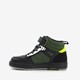 Hoge jongens sneakers zwart groen