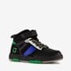 Hoge jongens sneakers zwart blauw