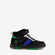 Hoge jongens sneakers zwart blauw