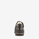 Leren dames sneakers zwart goud