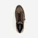 Leren dames sneakers brons beige