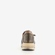 Leren dames sneakers brons beige