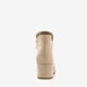 Dames enkellaarsjes met hak beige