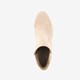 Dames enkellaarsjes met hak beige