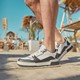 Heren sneakers wit zwart