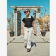 Meisjes T-shirt met pofmouw zwart