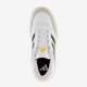 Courtblock heren sneakers wit groen