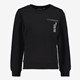 Jongens sweater zwart met borstzak