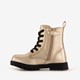 Meisjes veterboots goud