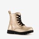Meisjes veterboots goud