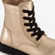 Meisjes veterboots goud