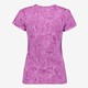 Dames sport T-shirt roze met print