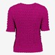 Dames T-shirt met structuur roze