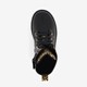 Zwarte meisjes veterboots gouden studs