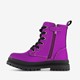 Meisjes veterboots paars