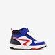 Hoge jongens sneakers blauw rood