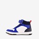 Hoge jongens sneakers blauw rood