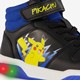 Hoge kinder sneakers met lichtjes blauw