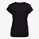 Dames T-shirt met grafisch printje zwart