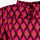 Dames blouse met grafisch print paars