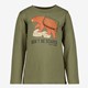 Jongens shirt met beer groen