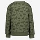Jongens sweater met bosdieren groen