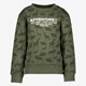 Unsigned jongens sweater met bosdieren groen