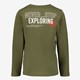 Jongens shirt met backprint groen