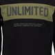 Jongens shirt met tekstopdruk zwart