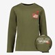 Jongens shirt met backprint groen