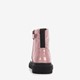 Leren meisjes veterboots roze glitters