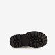 Leren meisjes veterboots zilver
