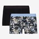 Heren boxershorts 2 pack zwart blauw