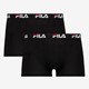 Heren boxershorts 2 pack zwart