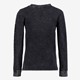 Jongens shirt zwart met acid wash