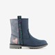 Meisjes boots met glitters blauw grijs