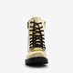 Meisjes veterboots goud zwart